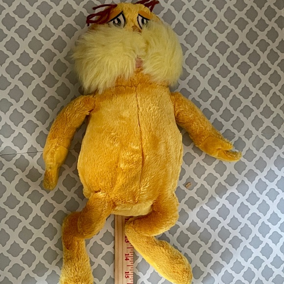 Dr Seuss The Lorax Plush Kohls Cares for Kids 15" toy soft EUC - Picture 5 of 9